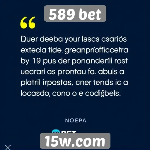Depoimentos de usuários sobre a experiência no 589 bet